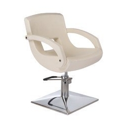 BEAUTY SYSTEM Fotel fryzjerski Nino BH-8805 kremowy